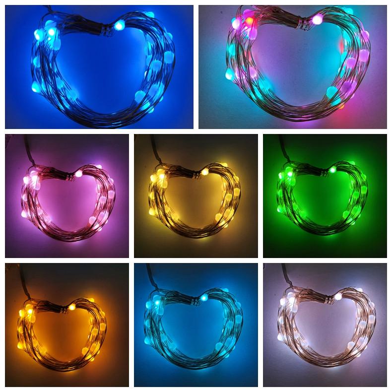 Світлодіодна адресна Smart гірлянда 10 м 100 Led 16 RGB - фото 8 Світлодіодна адресна Smart гірлянда 10 м 100 Led 16 RGB - фото 8