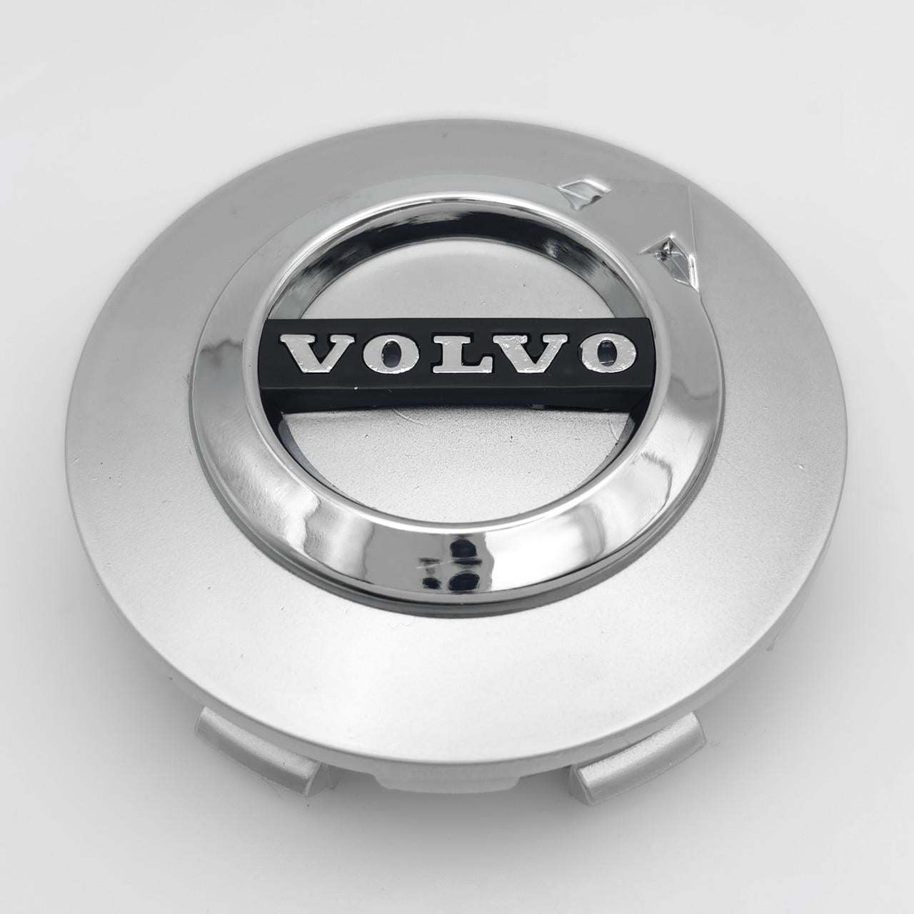Колпачок заглушка ступицы колеса Volvo 64 мм тип 2 Хром (3006950377)