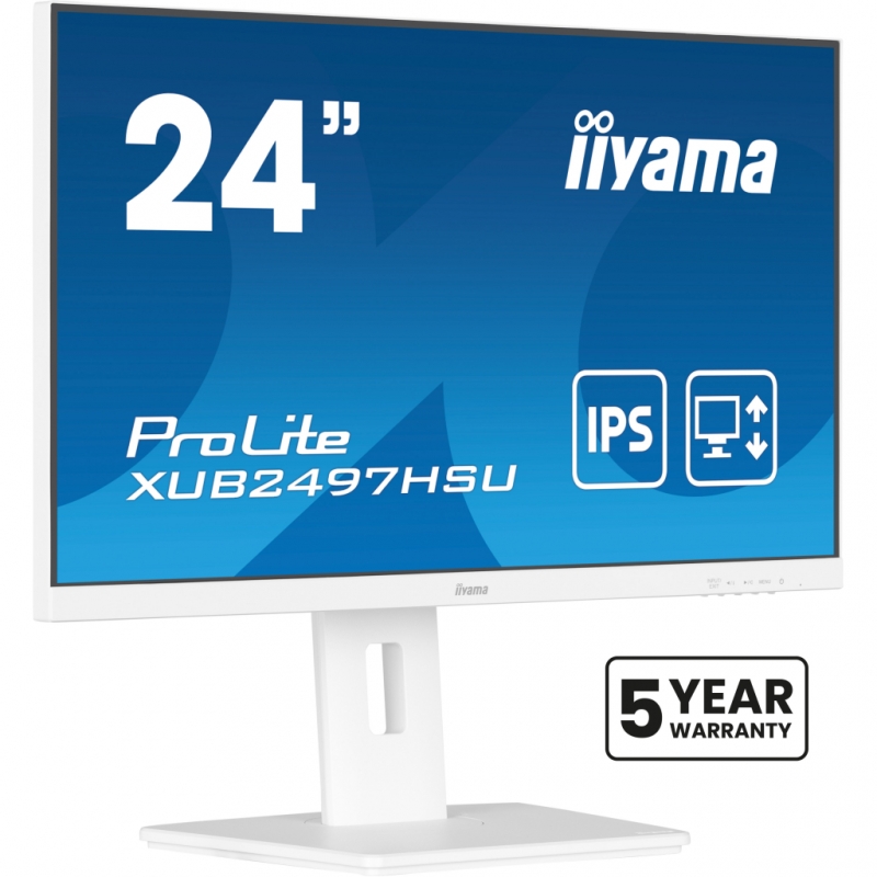 Монітор Iiyama XUB2497HSU-W2 безрамковий IPS 1920x1080 Full HD 24" (tf6920) - фото 4 Монітор Iiyama XUB2497HSU-W2 безрамковий IPS 1920x1080 Full HD 24" (tf6920) - фото 4