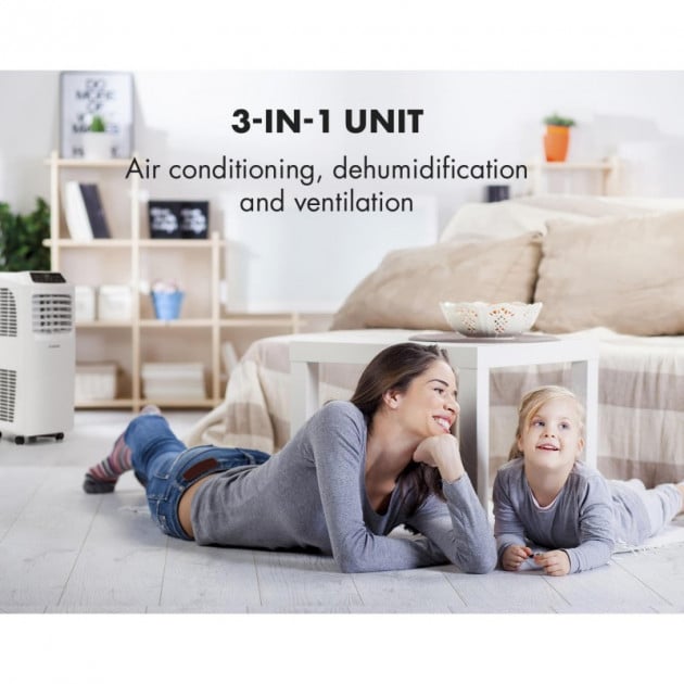 Кондиционер фреоновый Klarstein Pure Blizzard 3 2G мобильный - фото 6 Кондиционер фреоновый Klarstein Pure Blizzard 3 2G мобильный - фото 6