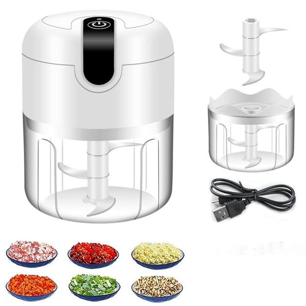 Подрібнювач кухонний міні AND 999 для зелені та овочів USB 100 мл Білий (998745) - фото 5 Подрібнювач кухонний міні AND 999 для зелені та овочів USB 100 мл Білий (998745) - фото 5