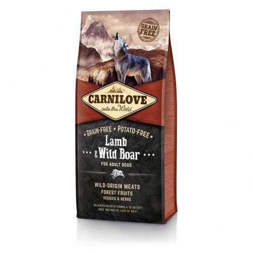 Корм для собак сухий Carnilove Lamb & Wild Boar з ягнятком та м'ясом дикого кабана 12 кг (9895)