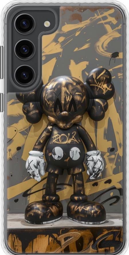 Чехол на Samsung Galaxy S23 Plus Bronze kaws (6097pc-2905-42517)