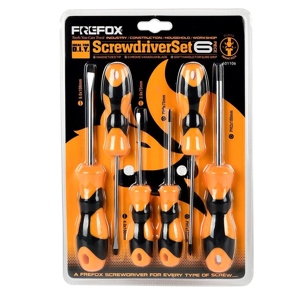 Отвертка FREFOX R32134 6 пр. Отвертка FREFOX R32134 6 пр.