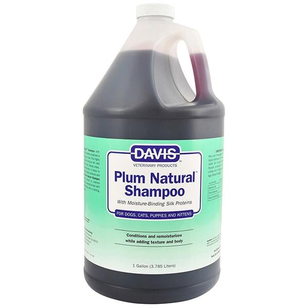 Шампунь для собак/котов концентрат Davis Plum Natural Shampoo с протеинами шелка 380 мл (PNSG)