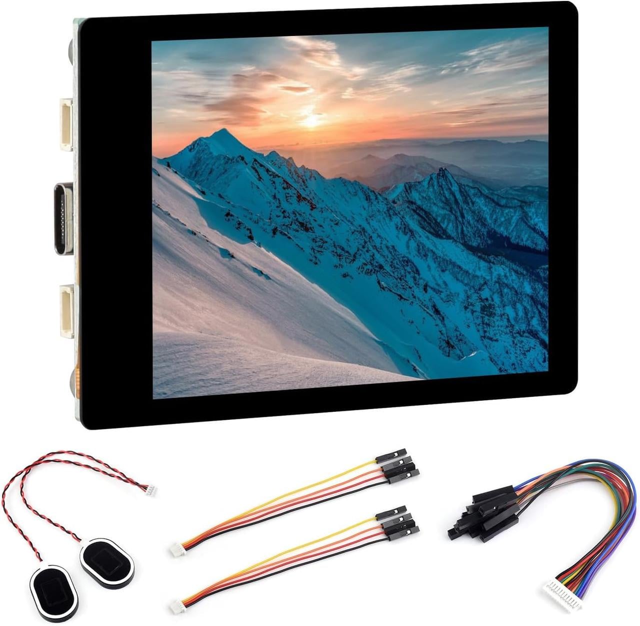 Плата разработчика Waveshare RP2350 с дисплеем 2,8" IPS 240x320 емкостная тач 5 точек