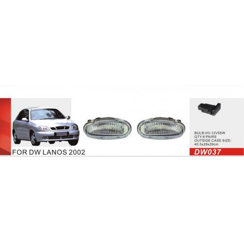 Фары дополнительные для Daewoo Lanos 2002 DW-037W (38060)
