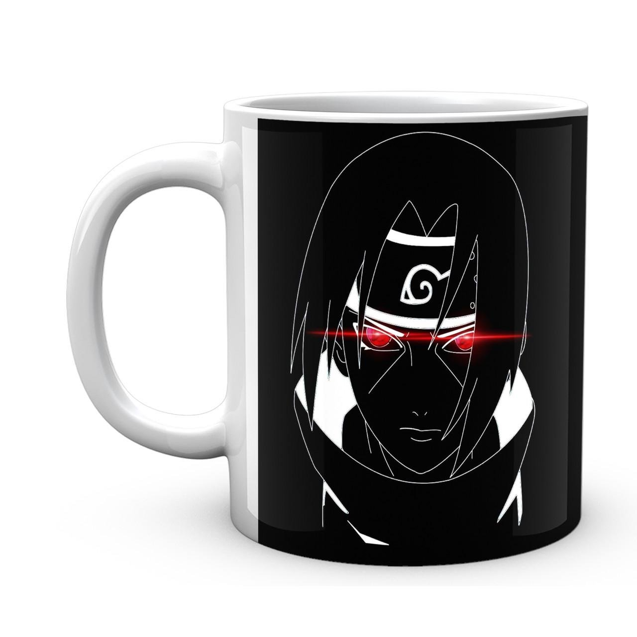 Чашка Gee! Наруто Naruto Итачи Красные глаза Белый NA.02.331