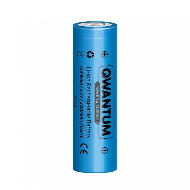 Аккумулятор литий-ионный Quantum Li-ion ICR18650 2200 mAh 0,5-1С (54972)