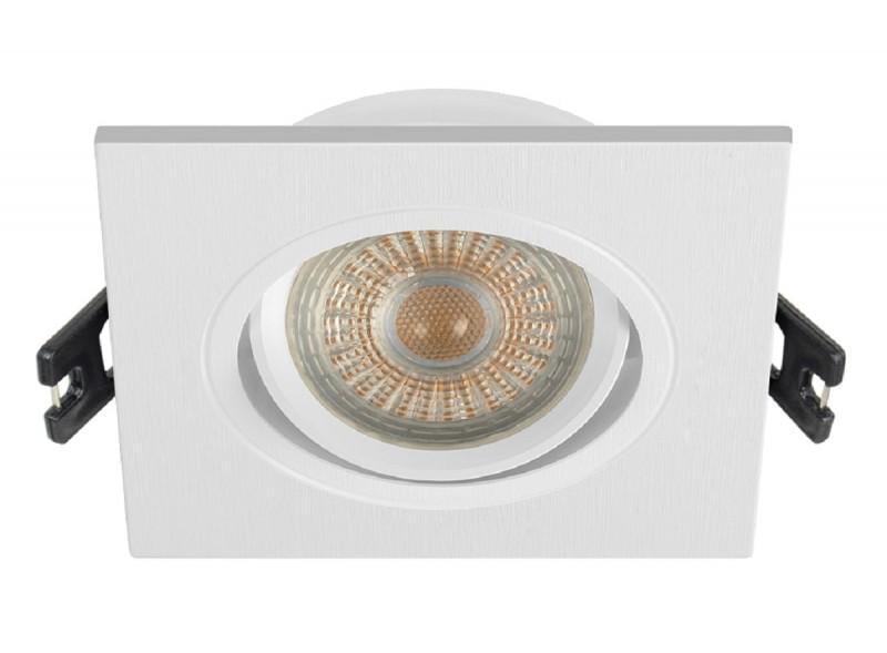 Точечный светильник Luxel GU5.3 IP20 квадрат Белый (DP-07W)