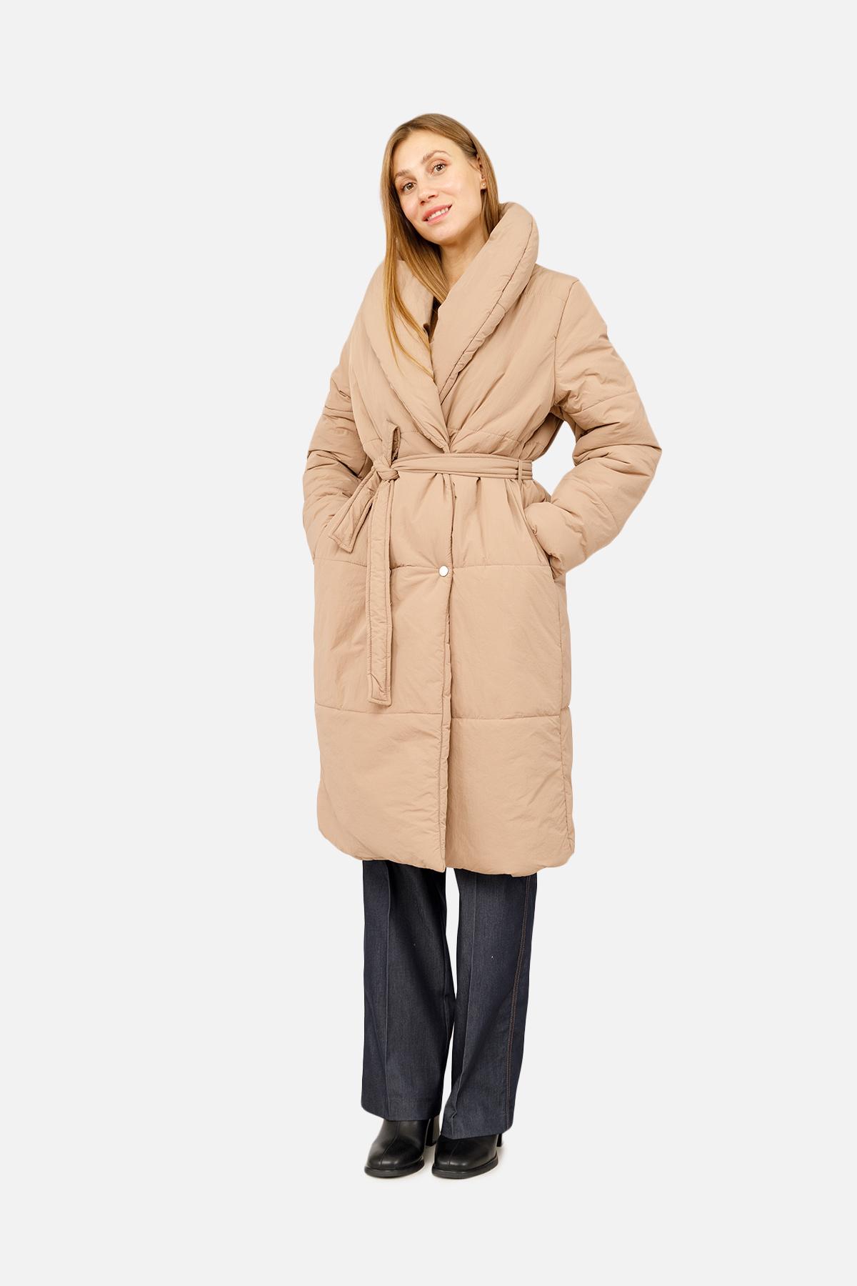 Куртка женская ЦБ-00260064 р. 42 Капучино (28422061) - фото 4 Куртка женская ЦБ-00260064 р. 42 Капучино (28422061) - фото 4