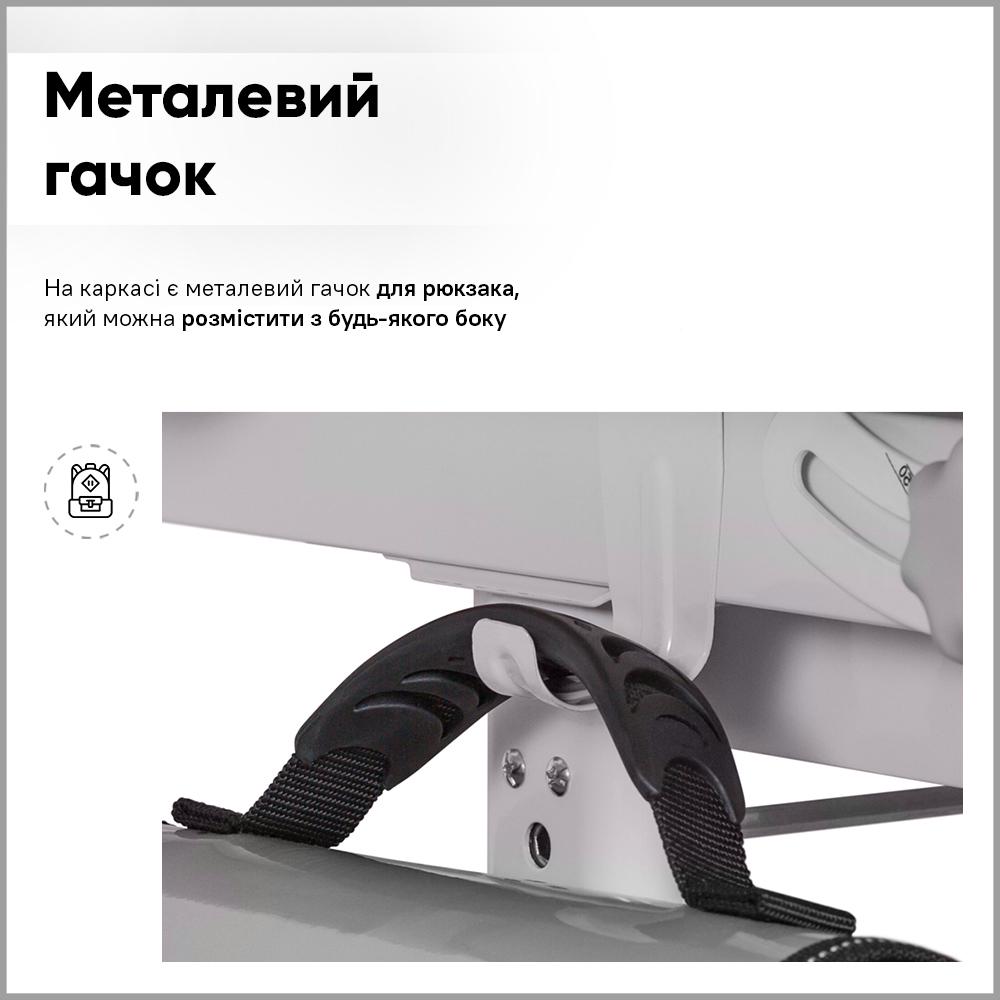 Парта детская школьная со стулом Evo-kids BD-04 G XL Teddy с лампой Серый - фото 10 Парта детская школьная со стулом Evo-kids BD-04 G XL Teddy с лампой Серый - фото 10