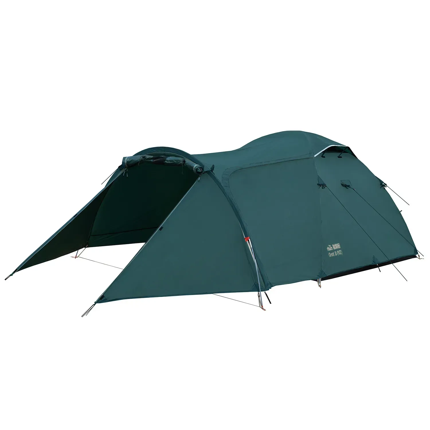 Палатка Tramp Grot v2 трехместная с грузовым тамбуром 220x490x130 см (UTRT-036)
