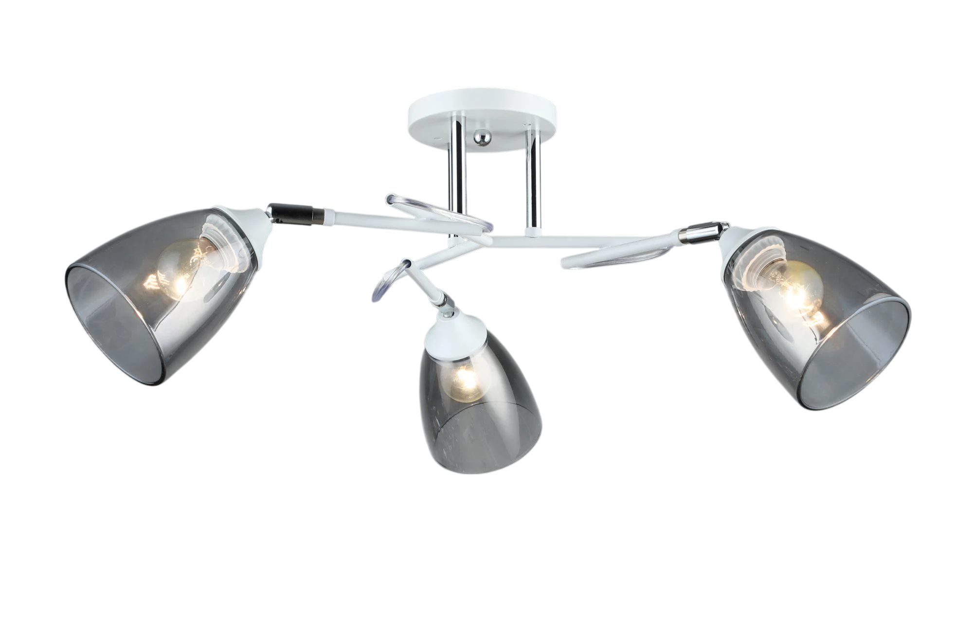 Люстра потолочная Sirius B A4091/3 WT+CH с поворотным механизмом
