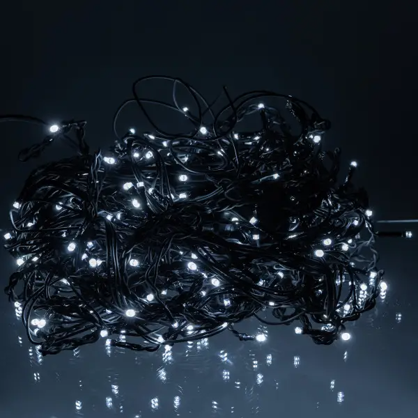 Гірлянда мережна Бахрома вулична 20 м 335 LED діодів зовнішня від мережі чорна нитка колір світла Білий (20MBW) - фото 6 Гірлянда мережна Бахрома вулична 20 м 335 LED діодів зовнішня від мережі чорна нитка колір світла Білий (20MBW) - фото 6