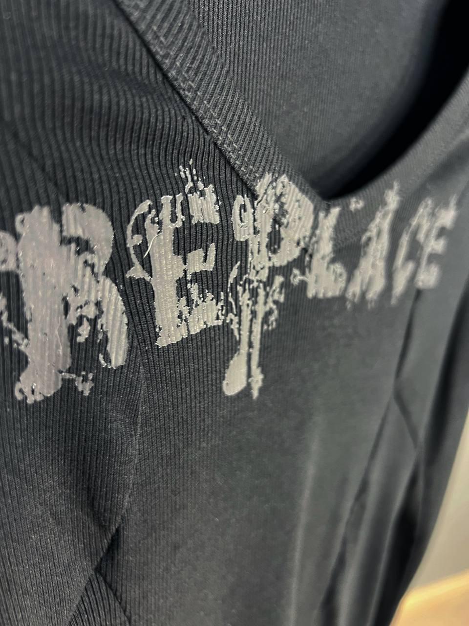 Лонгслів жіночий A-N 25079 рубчик реглан v-виріз корсетні шви OS Чорний (3452) - фото 2 Лонгслів жіночий A-N 25079 рубчик реглан v-виріз корсетні шви OS Чорний (3452) - фото 2