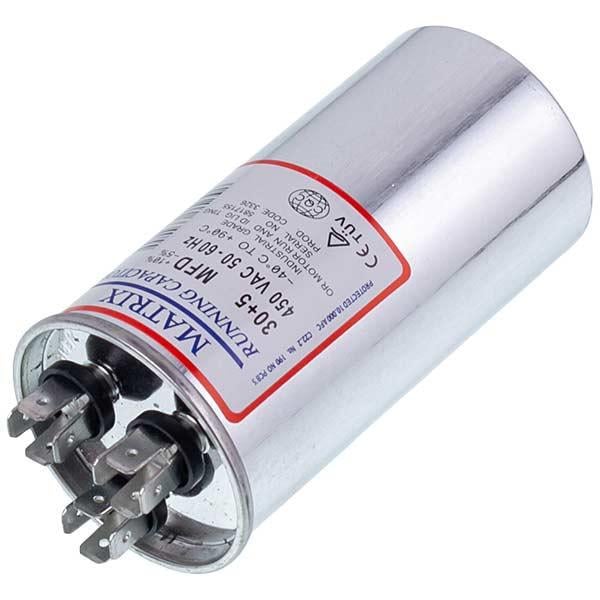 Конденсатор 30+5uF 450V CBB65 для электроприборов (00000044071) Конденсатор 30+5uF 450V CBB65 для электроприборов (00000044071)