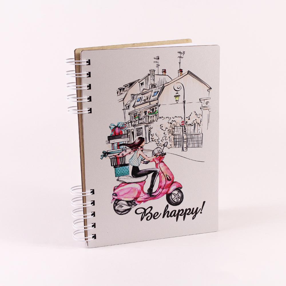 Блокнот "Be happy!" А5 (3701)