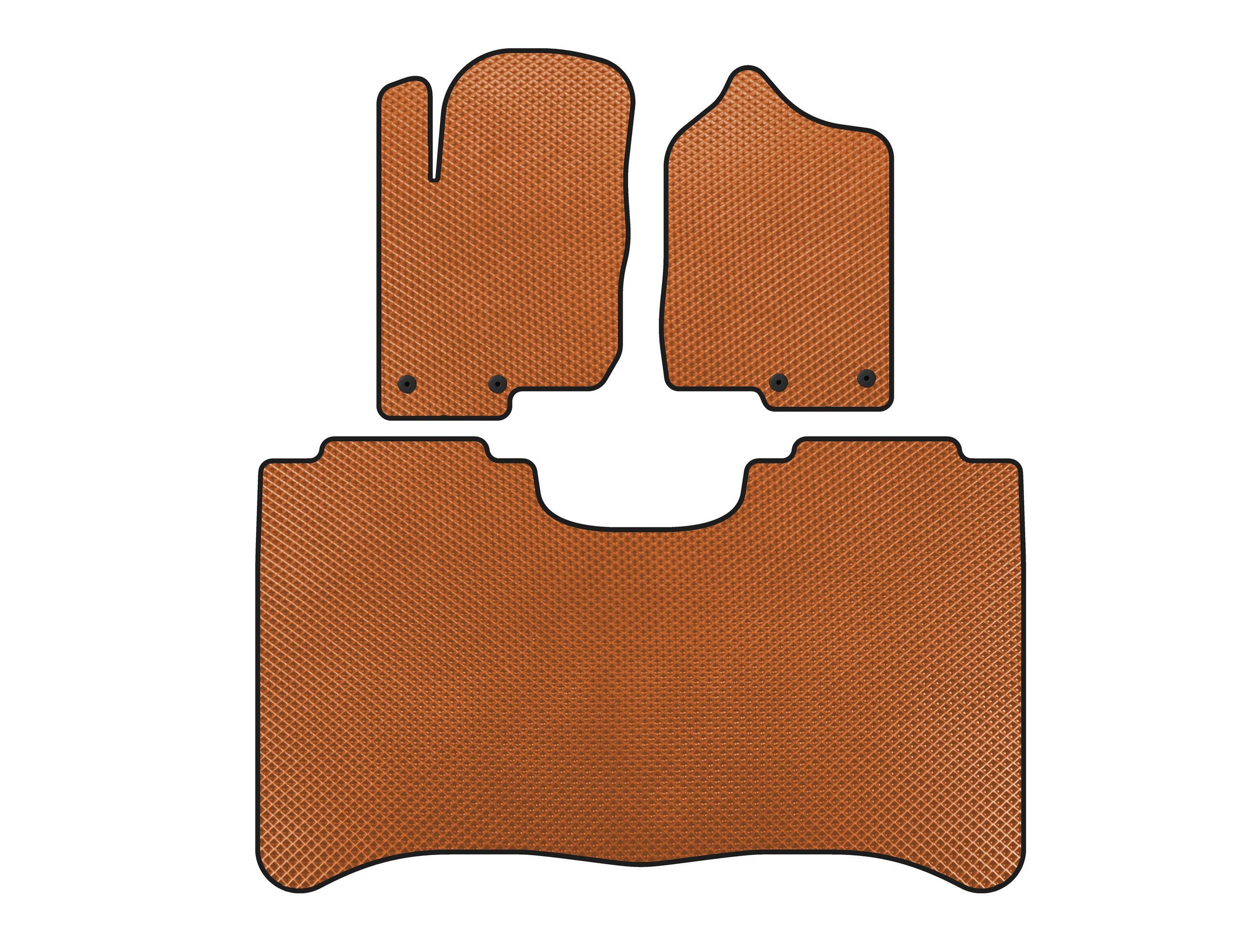 Килимки EVA Digital Designs для Nissan Titan 2004-2011 рр. Помаранчевий (144841)