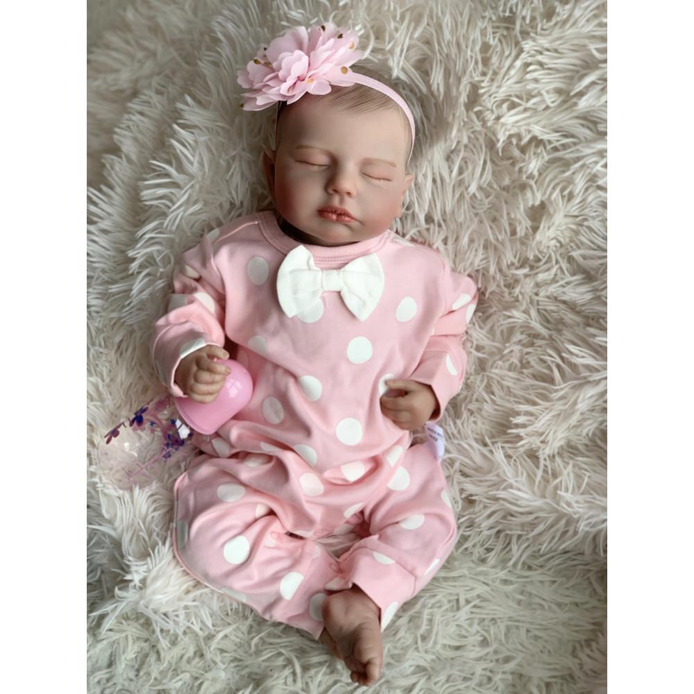 Кукла силиконовая коллекционная Reborn Пегги виниловая 50 см