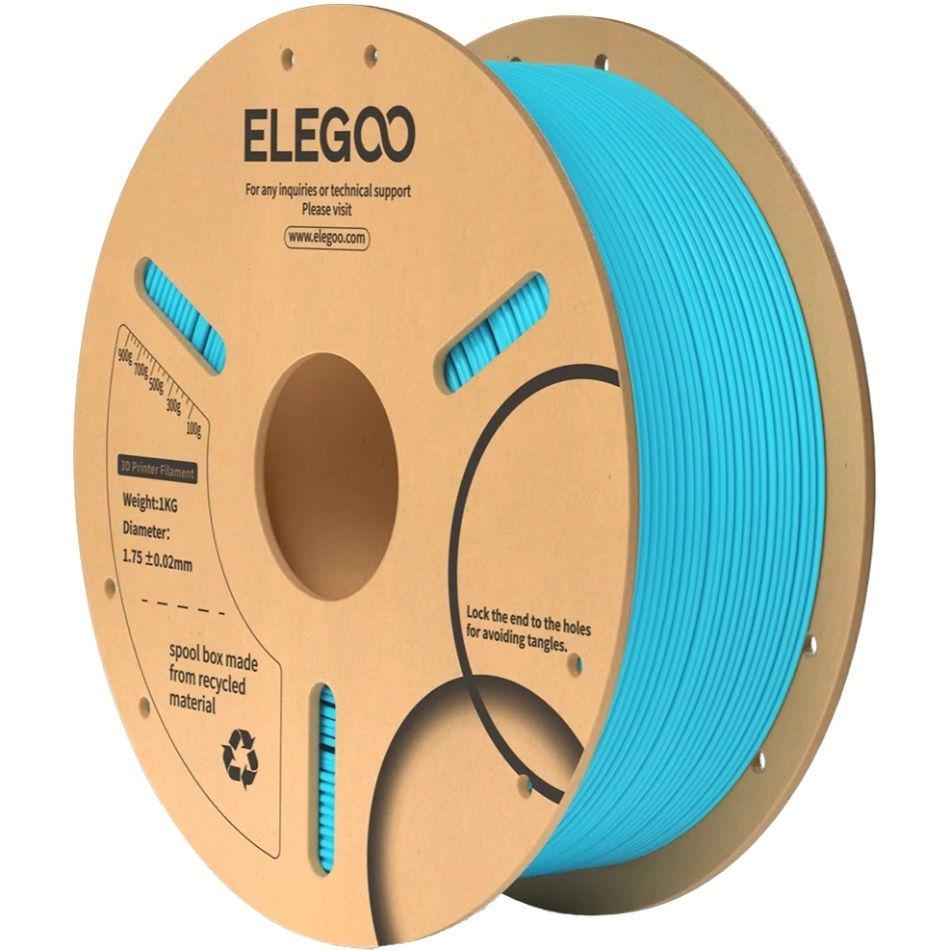 Филамент ELEGOO PLA 1 кг 1,75 мм из RFID Голубой (50.203.0107)