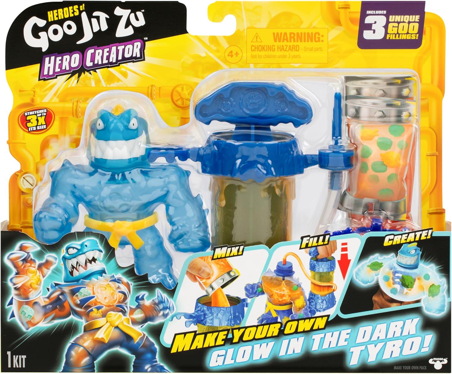 Детская игровая фигурка Гуджитсу Светящаяся в темноте Heroes of Goo Jit Zu Glow-in-The-Dark Tyro (321212696)