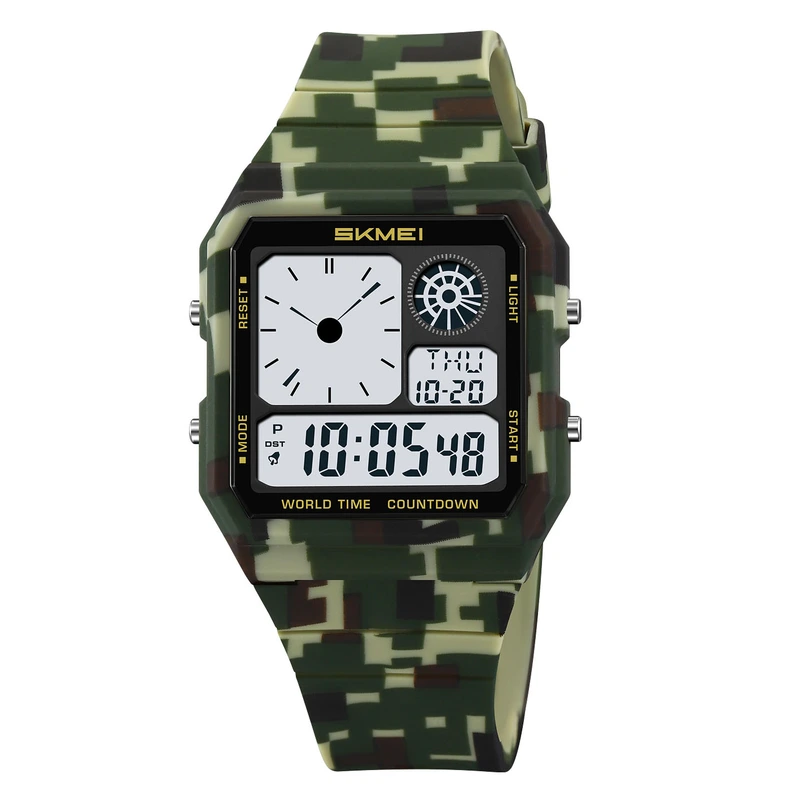 Наручний годинник Skmei 2347CMAG Camo Green
