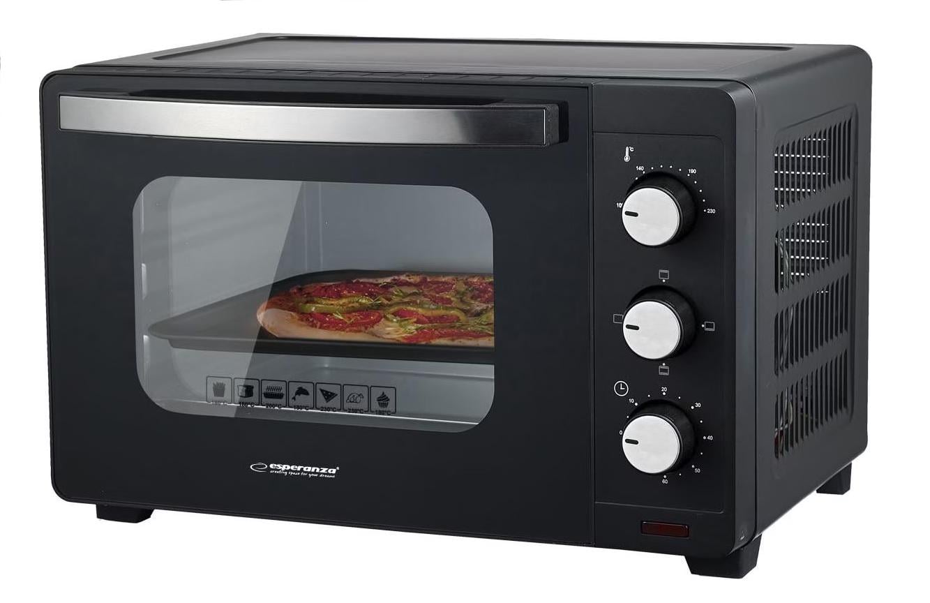 Электрическая печь Esperanza EKO008N Prosciutto 20 л 1280 Вт Черный (34618480)