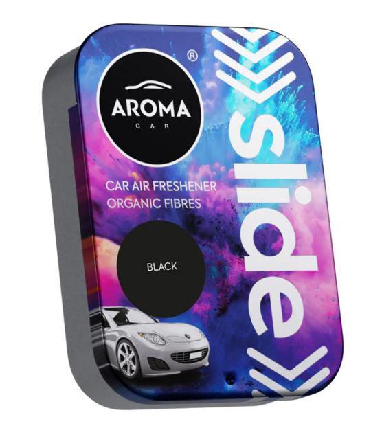 Освежитель сухой Aroma консервный Organic Slide Black 30 г 12 шт. (11690)