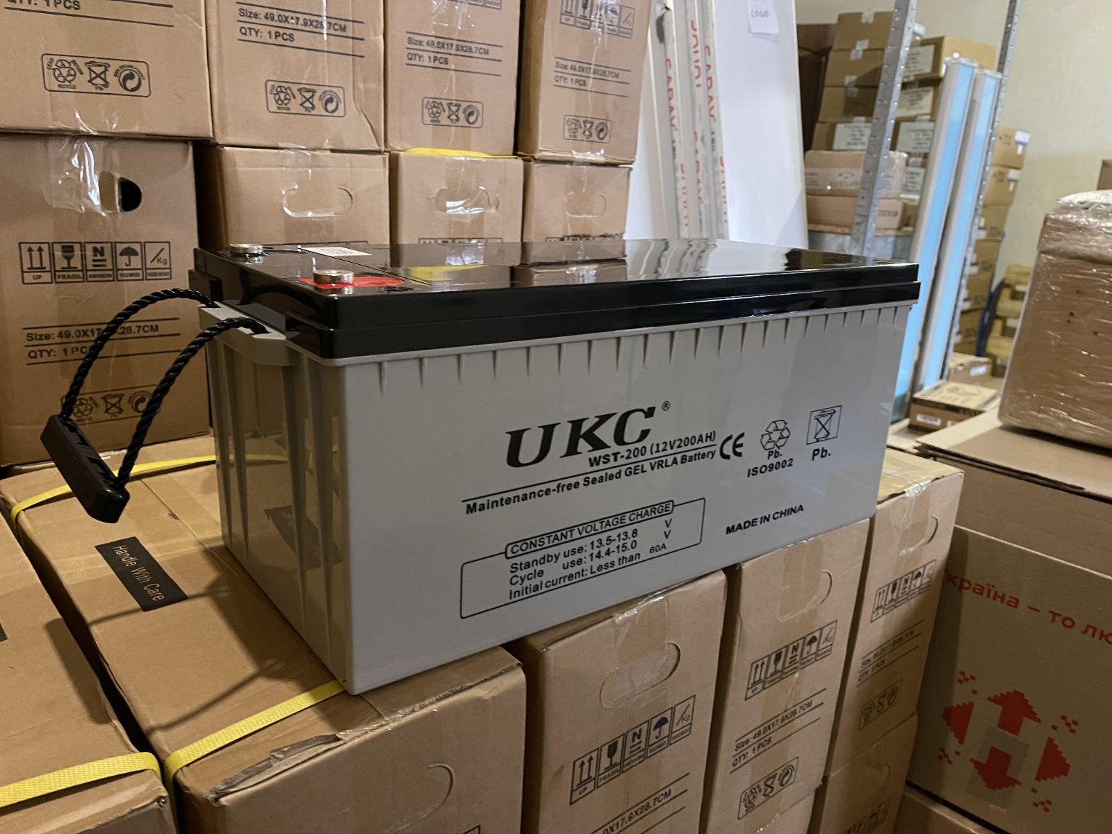 Аккумулятор гелевый UKC GEL Battery тяговой 200 Ah 12 V (11653326) - фото 3 Аккумулятор гелевый UKC GEL Battery тяговой 200 Ah 12 V (11653326) - фото 3