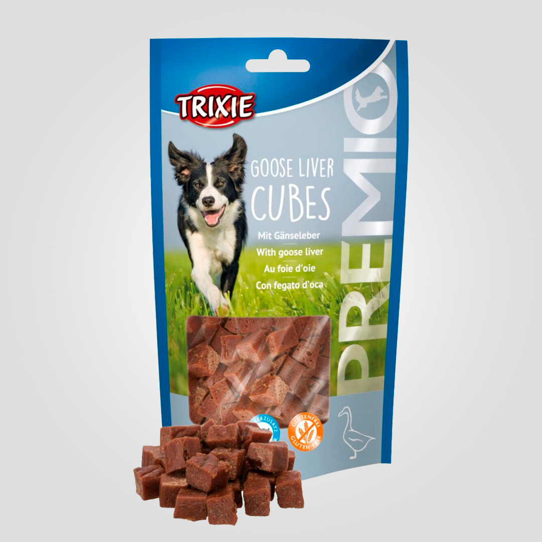Лакомство для собак Trixie Premio Guse Liver Cubes с гусиной печенью 100 г (20504961)