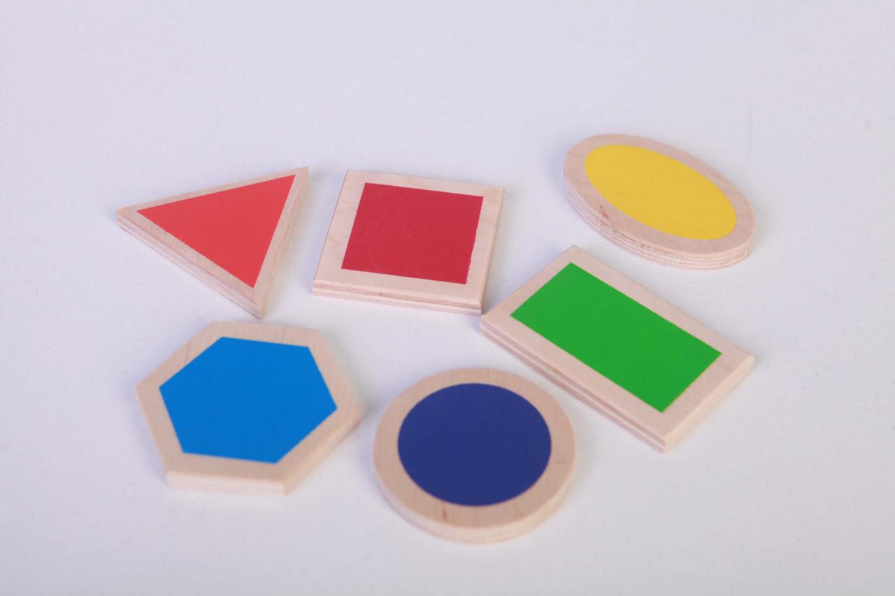 Набір дидактичного матеріалу HEGA Основні геометричні фігури (105) - фото 4