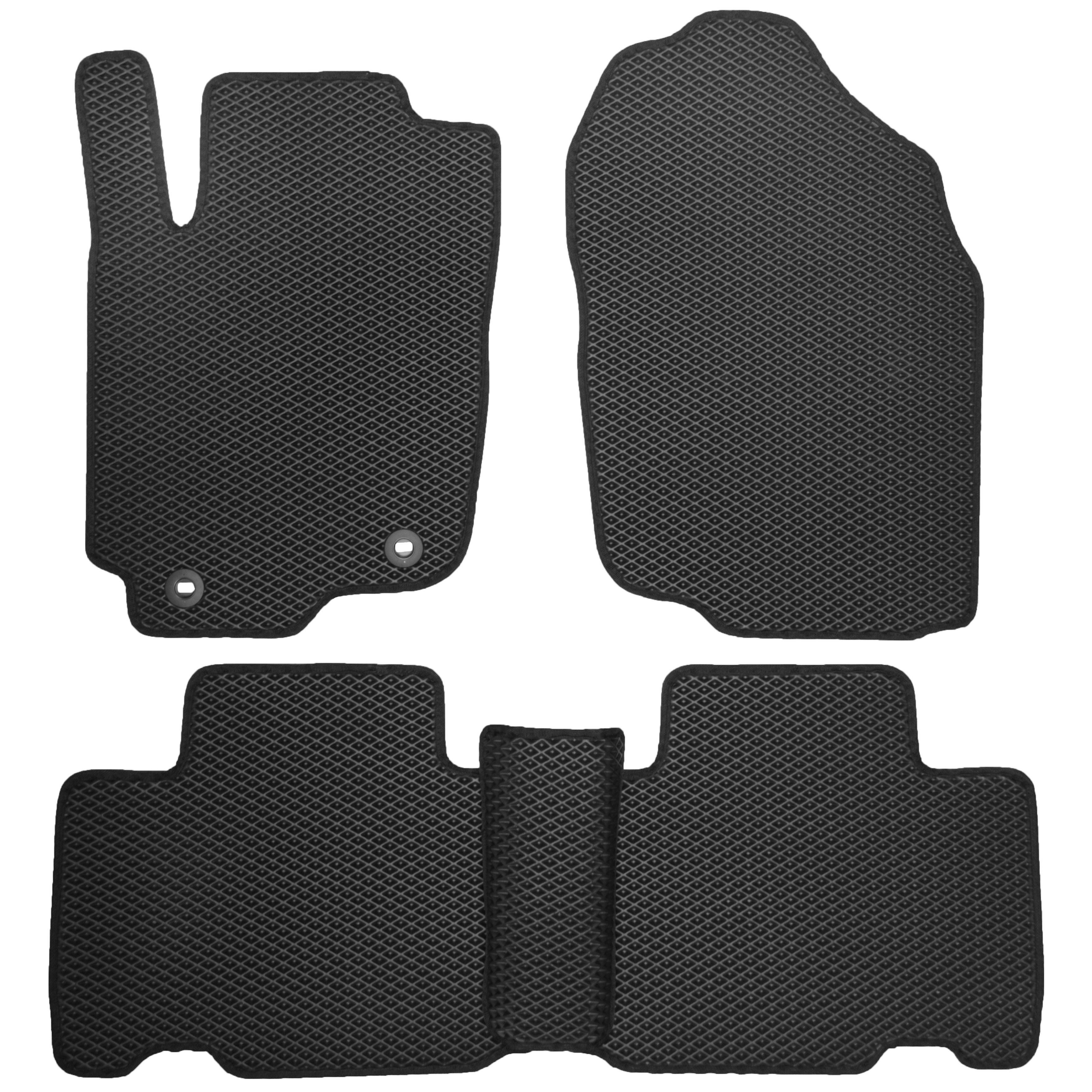 Коврики в салон для Toyota RAV4 '16-18 hybrid EVA-полимерные Черный (161010)