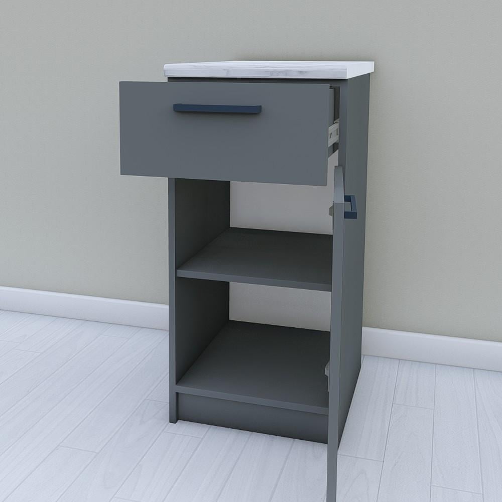 Модуль нижній для кухні без стільниці 400 мм Графіт (МП4б) - фото 2 Модуль нижній для кухні без стільниці 400 мм Графіт (МП4б) - фото 2