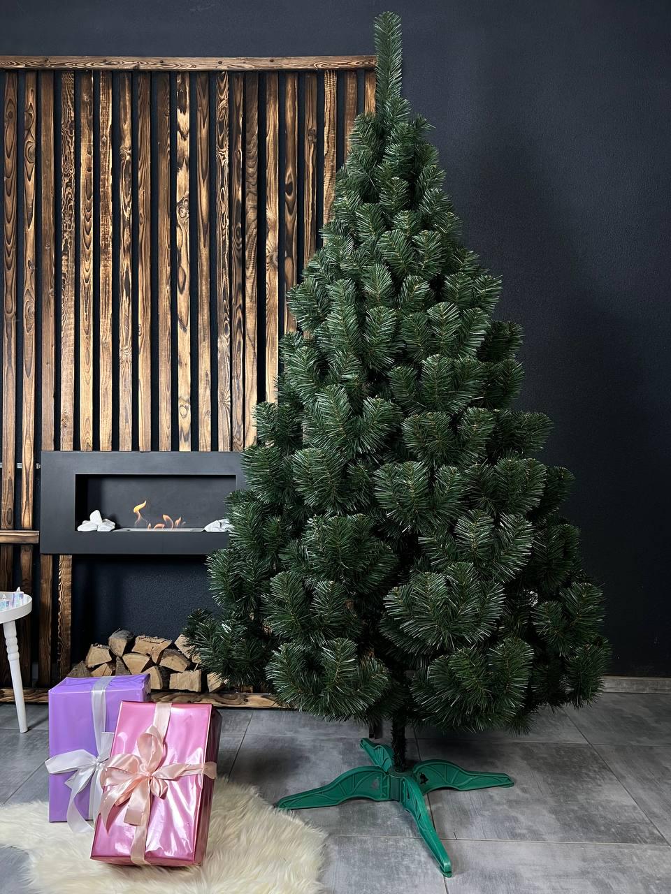 Штучна ялинка Монтана з пластиковою підставкою 2,1 м Зелений (YNK081360) - фото 1 Штучна ялинка Монтана з пластиковою підставкою 2,1 м Зелений (YNK081360) - фото 1