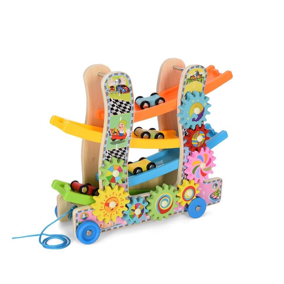 Іграшка дерев'яна Трек MD2594 4 см 3 шт. (26119444)