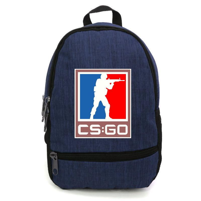 Школьный рюкзак с принтом Counter-Strike CSGO-006 12,5 л Синий (1441896097)