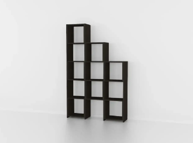 Стеллаж для разделения комнаты на 11 ячеек Венге темный (P49д) - фото 1 Стеллаж для разделения комнаты на 11 ячеек Венге темный (P49д) - фото 1