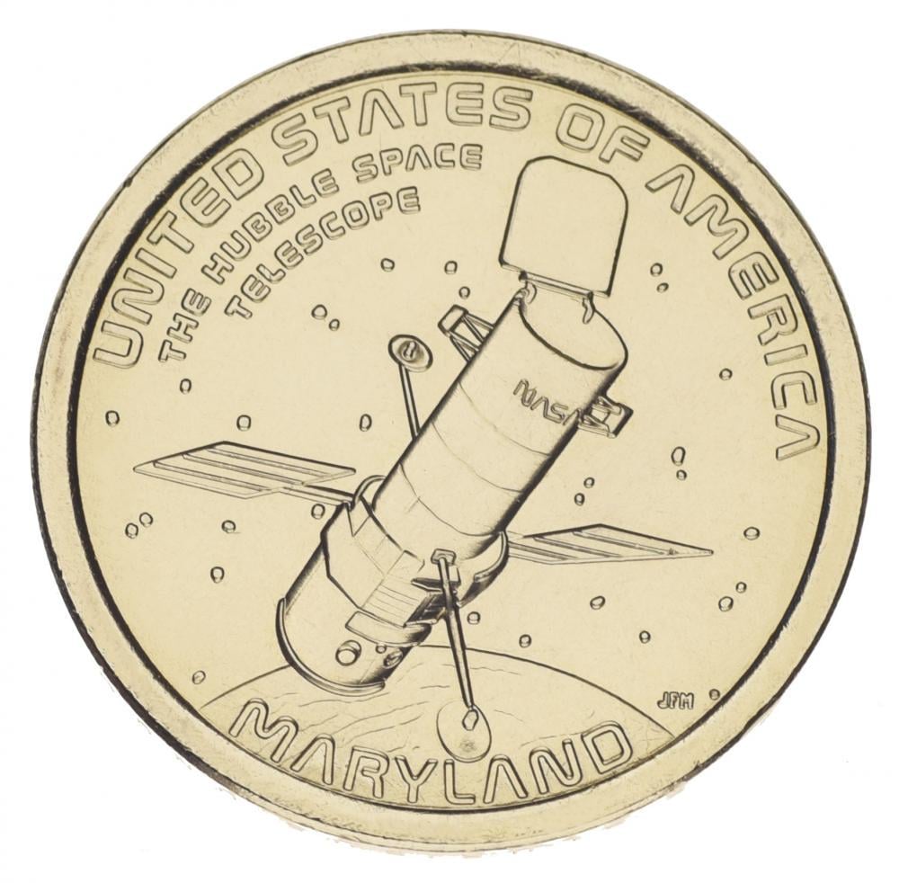 Коллекционная монета США 1 доллар 2020 UNC D Американские инновации - Космический телескоп Хаббл (Мэриленд) Коллекционная монета США 1 доллар 2020 UNC D Американские инновации - Космический телескоп Хаббл (Мэриленд)