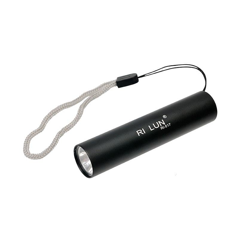Фонарик ручной LED RL-517 Micro USB Black (574167)