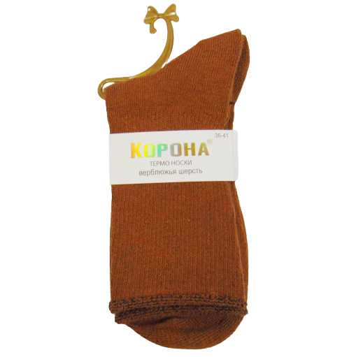 Носки термо без резинки с верблюжьей шерстью Корона 2626 р. 36-41 Коричневый (1978852417) Носки термо без резинки с верблюжьей шерстью Корона 2626 р. 36-41 Коричневый (1978852417)