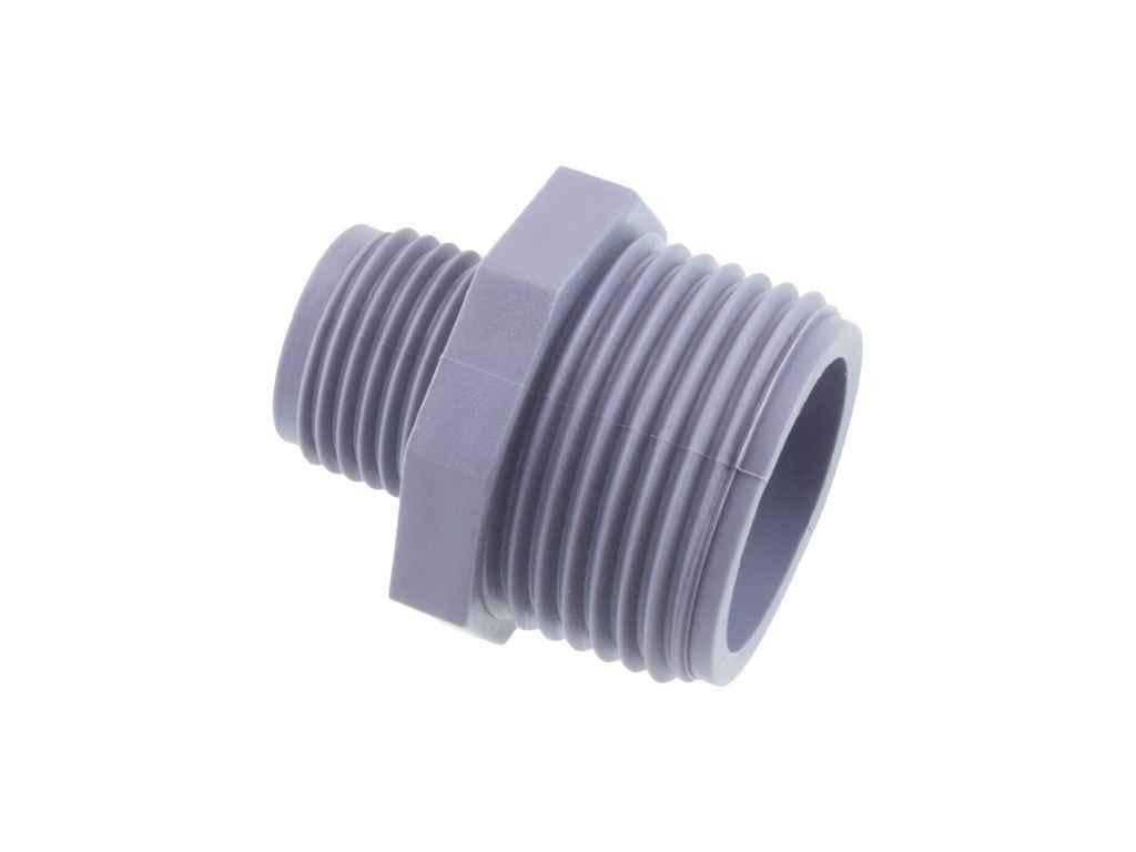 Перехідник SLD 1" зовнішній х 1/2" зовнішній пластик (265)