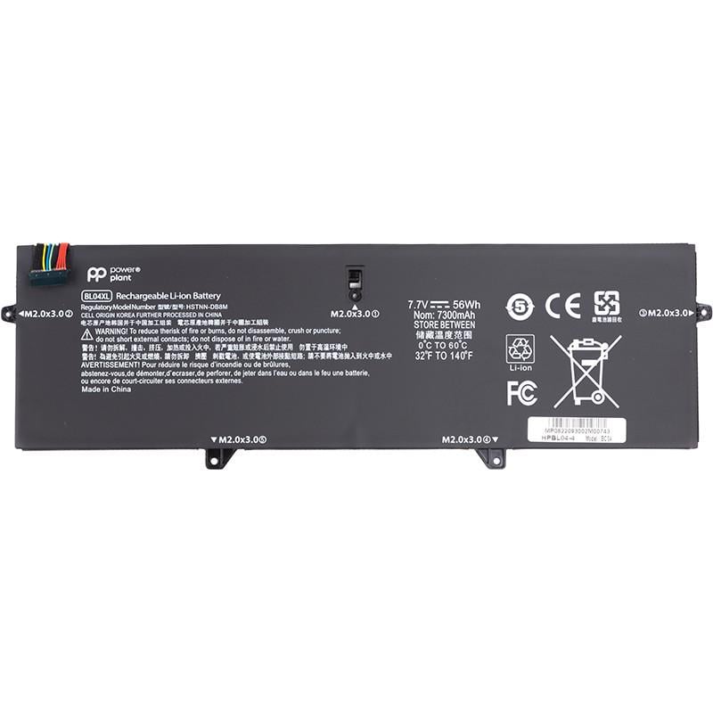Аккумулятор Power для ноутбуков HP EliteBook X360 1040 G5 BL04XL 7,7V 7300 mAh (2477884989)