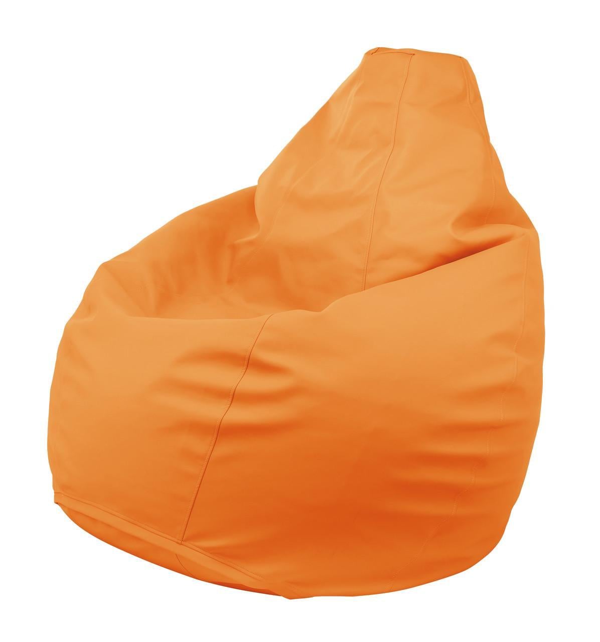 Бескаркасное кресло-мешок Mr.Bean Груша экокожа L Оранжевый (ebbl2218)