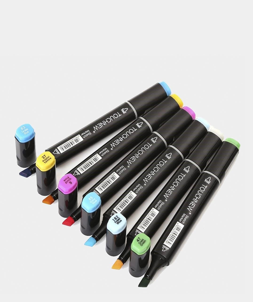 Набір двосторонніх скетч маркерів для малювання Touch 60 шт. (HA-223) - фото 5 Набір двосторонніх скетч маркерів для малювання Touch 60 шт. (HA-223) - фото 5