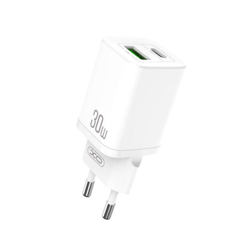 Зарядное устройство Xo HN238A 1xType-C/PD 30W/QC 22,5W White