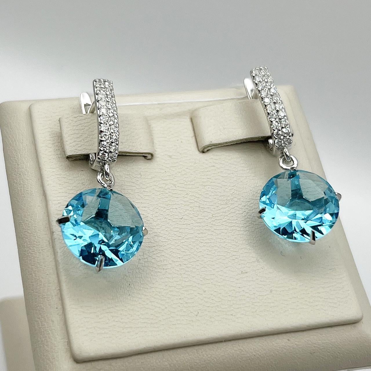 Серебряные серьги Симона с кубическим цирконием 7,09 г (2549856163) Серебряные серьги Симона с кубическим цирконием 7,09 г (2549856163)