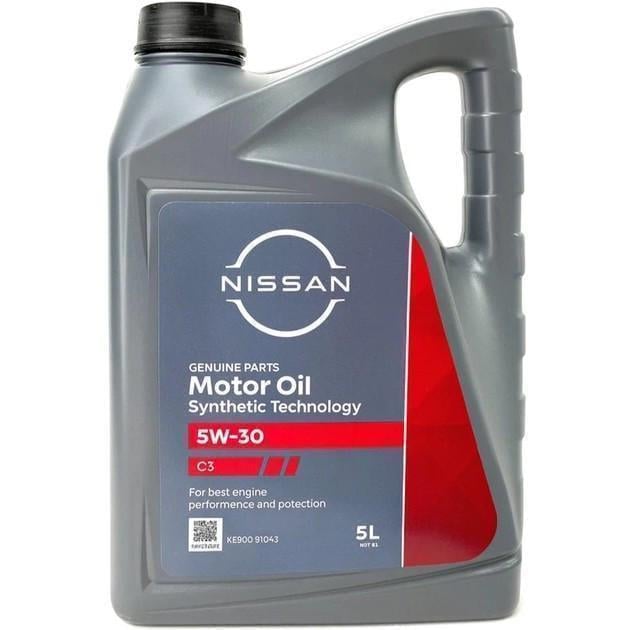 Моторное масло Nissan Motor Oil C3 5W-30 5 л (KE90091043)