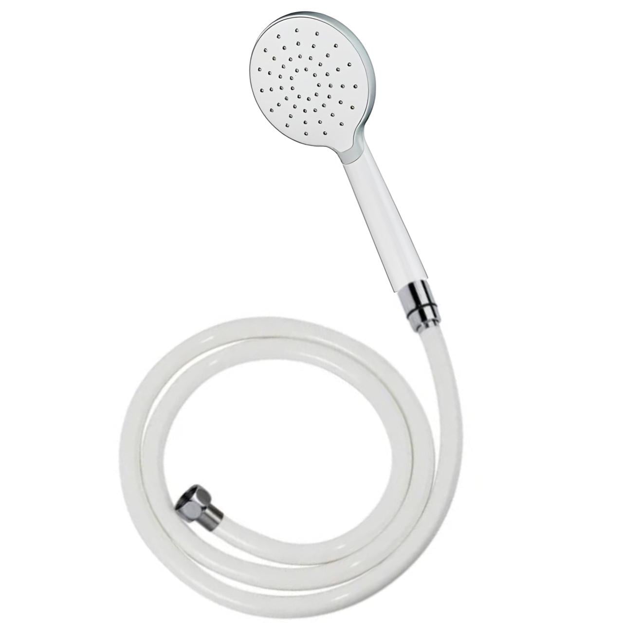 Комплект Zerix шланг силіконовий ПВХ 150 см/лійка душовий White (18826874) Комплект Zerix шланг силіконовий ПВХ 150 см/лійка душовий White (18826874)