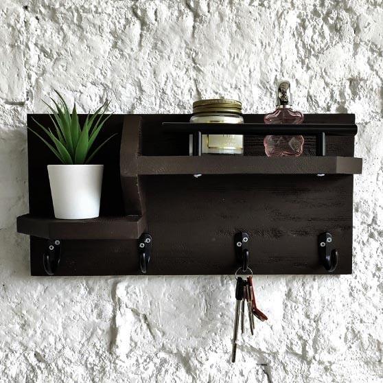 Ключница деревянная Бремар Венге (КЛЧ-016112)